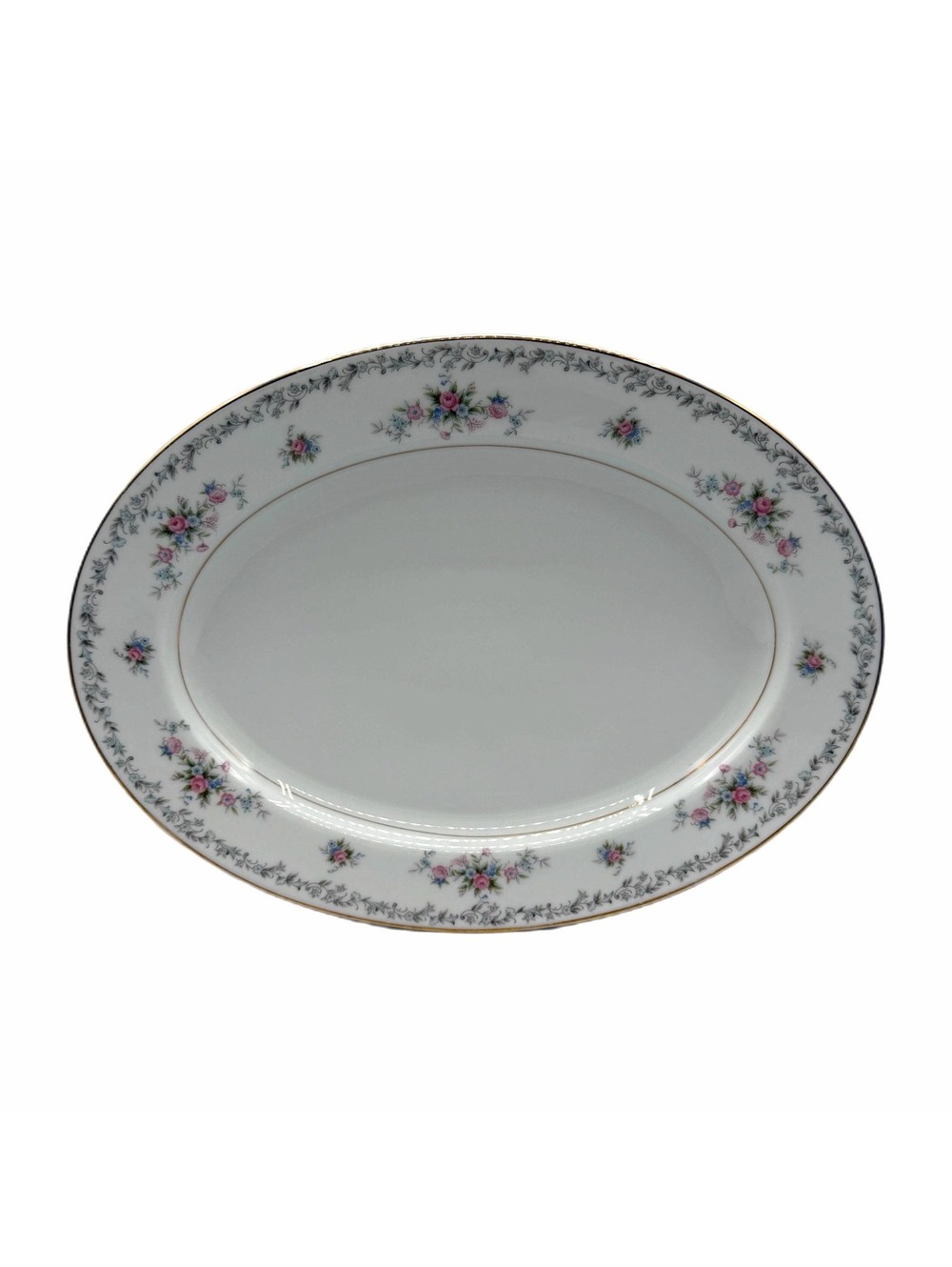 Vintage Noritake Barton 13.5” Oval Serving Platter #6305